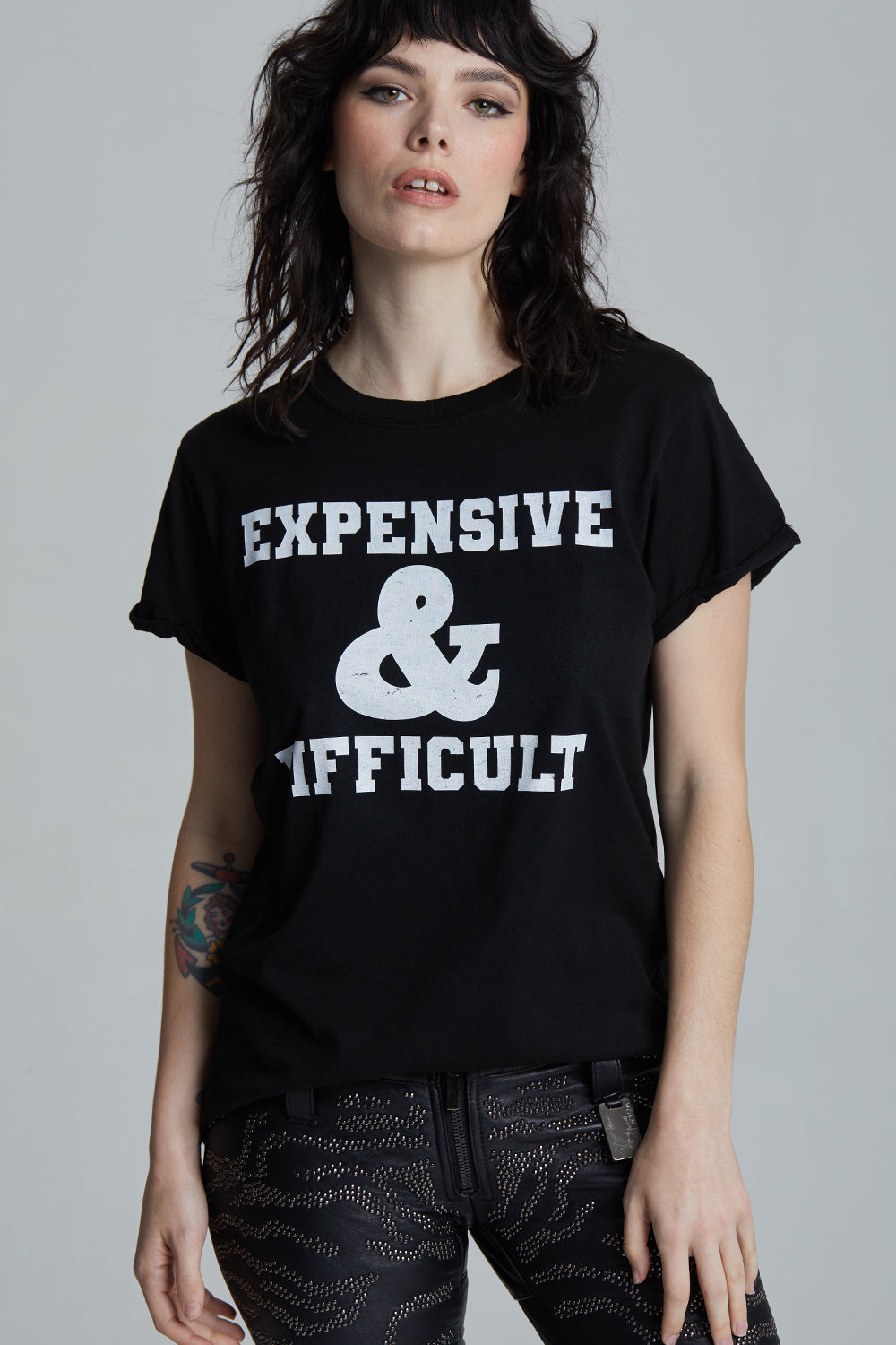 Women's Expensive & Difficult T-shirt in Black