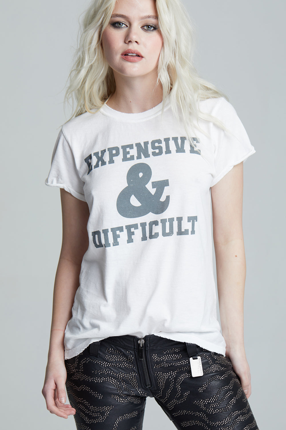 Women's Expensive & Difficult T-shirt in White