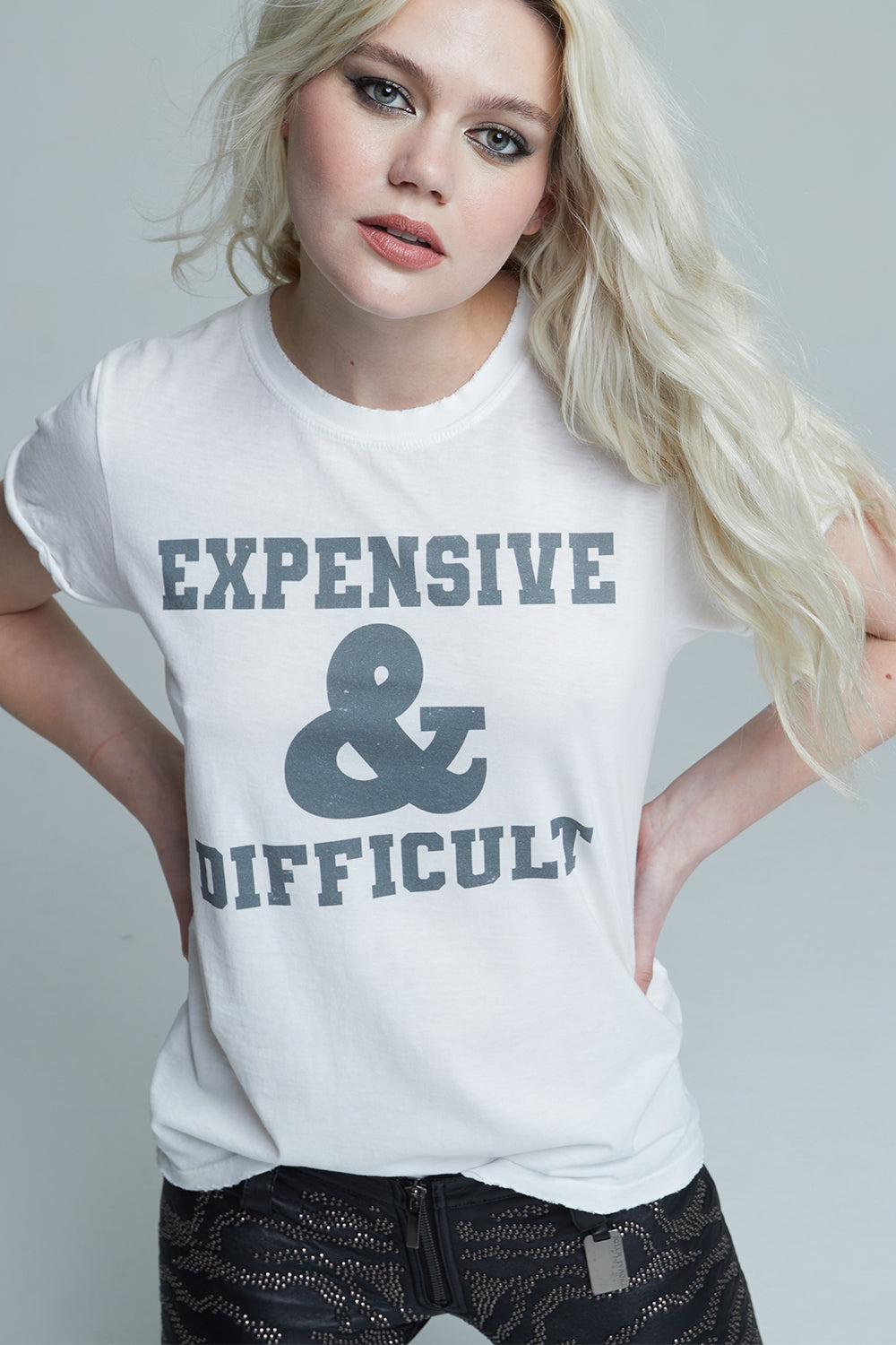 Women's Expensive & Difficult T-shirt in White