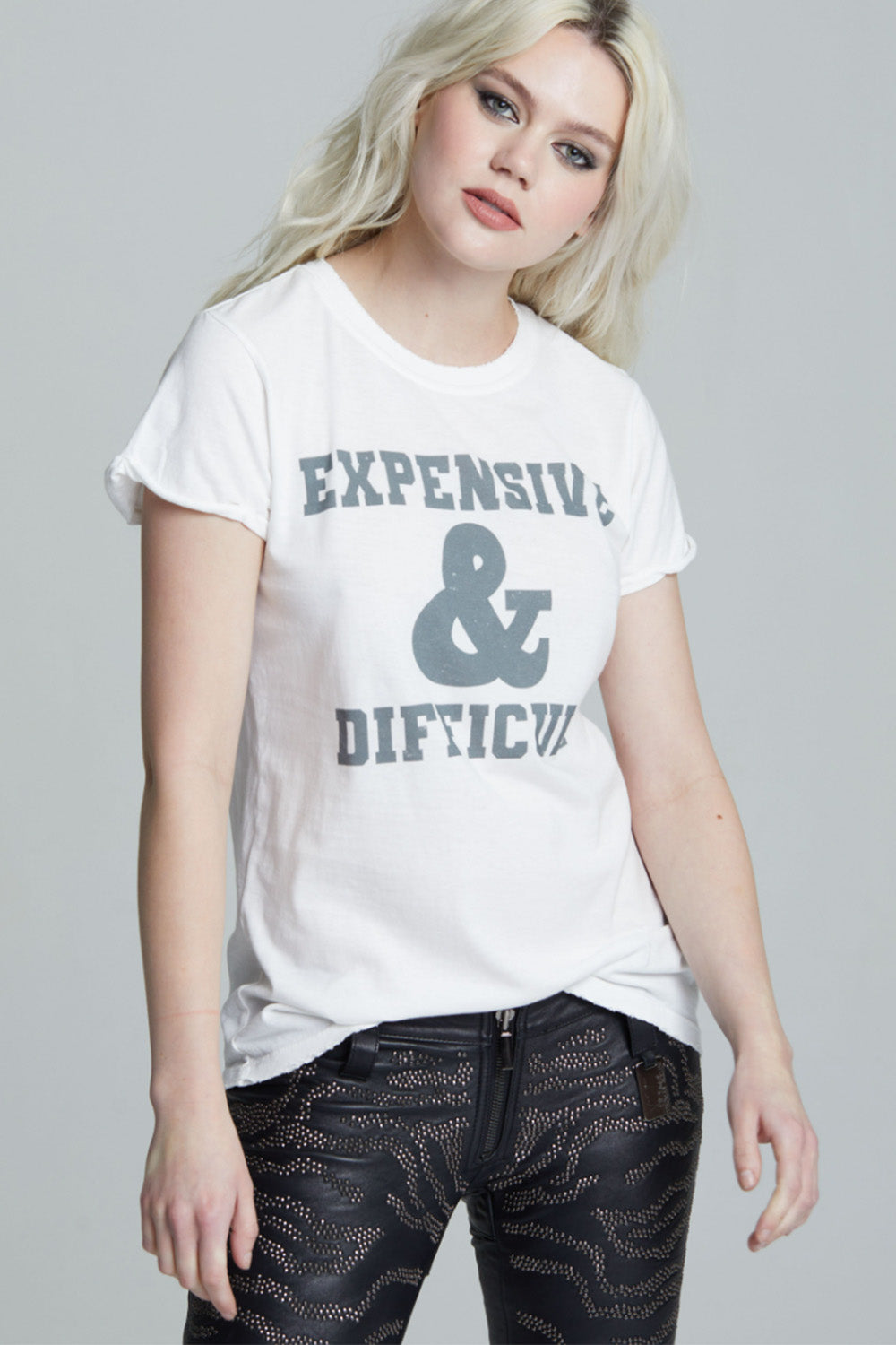 Women's Expensive & Difficult T-shirt in White