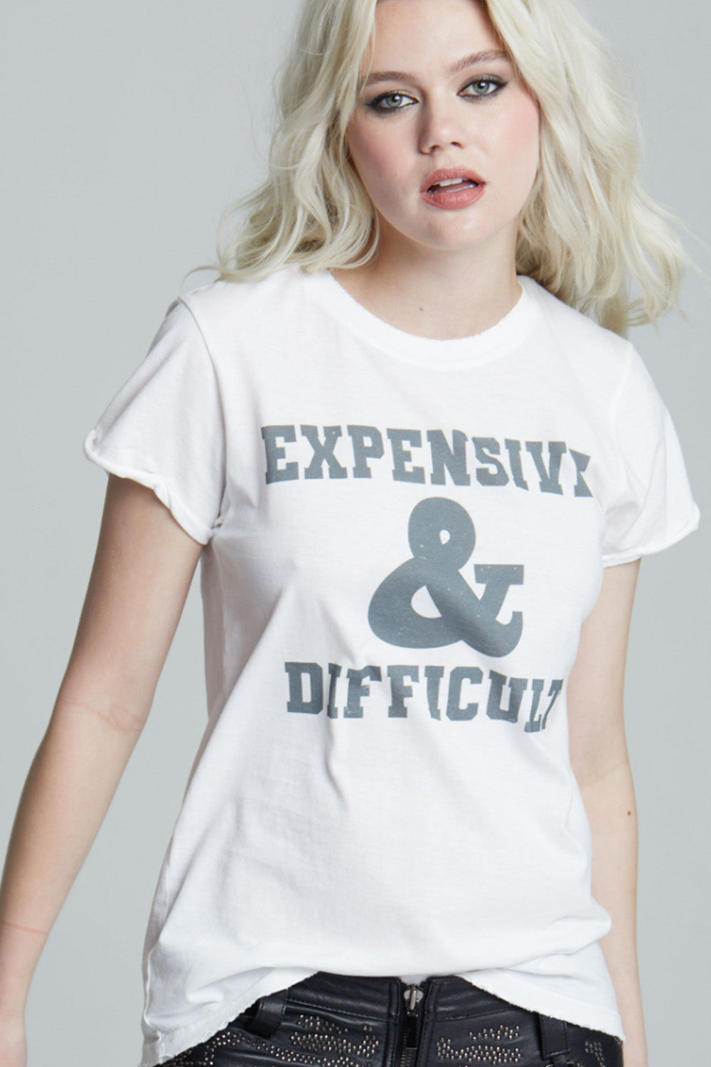 Women's Expensive & Difficult T-shirt in White