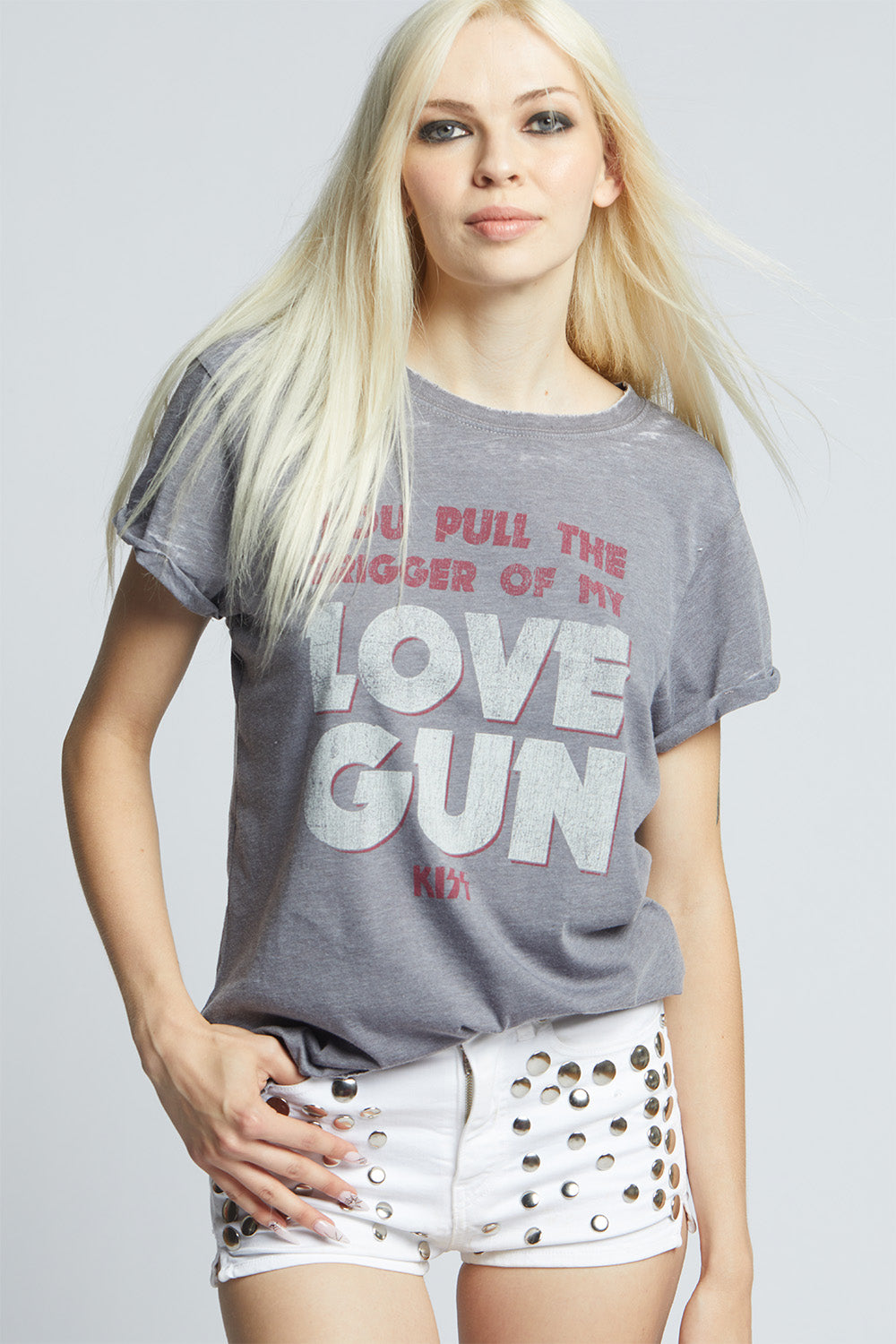 KISS "Love Gun" Lyric Tee