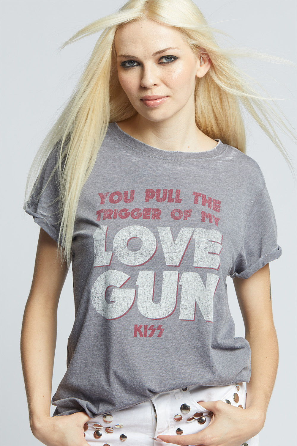 KISS "Love Gun" Lyric Tee