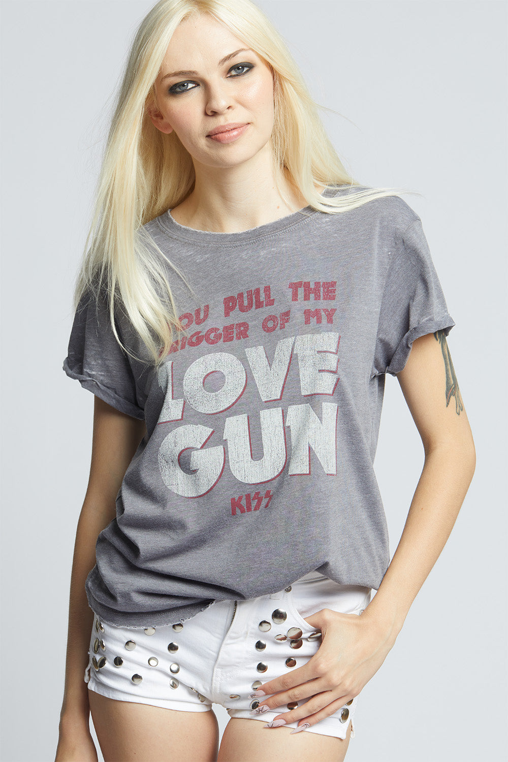 KISS "Love Gun" Lyric Tee