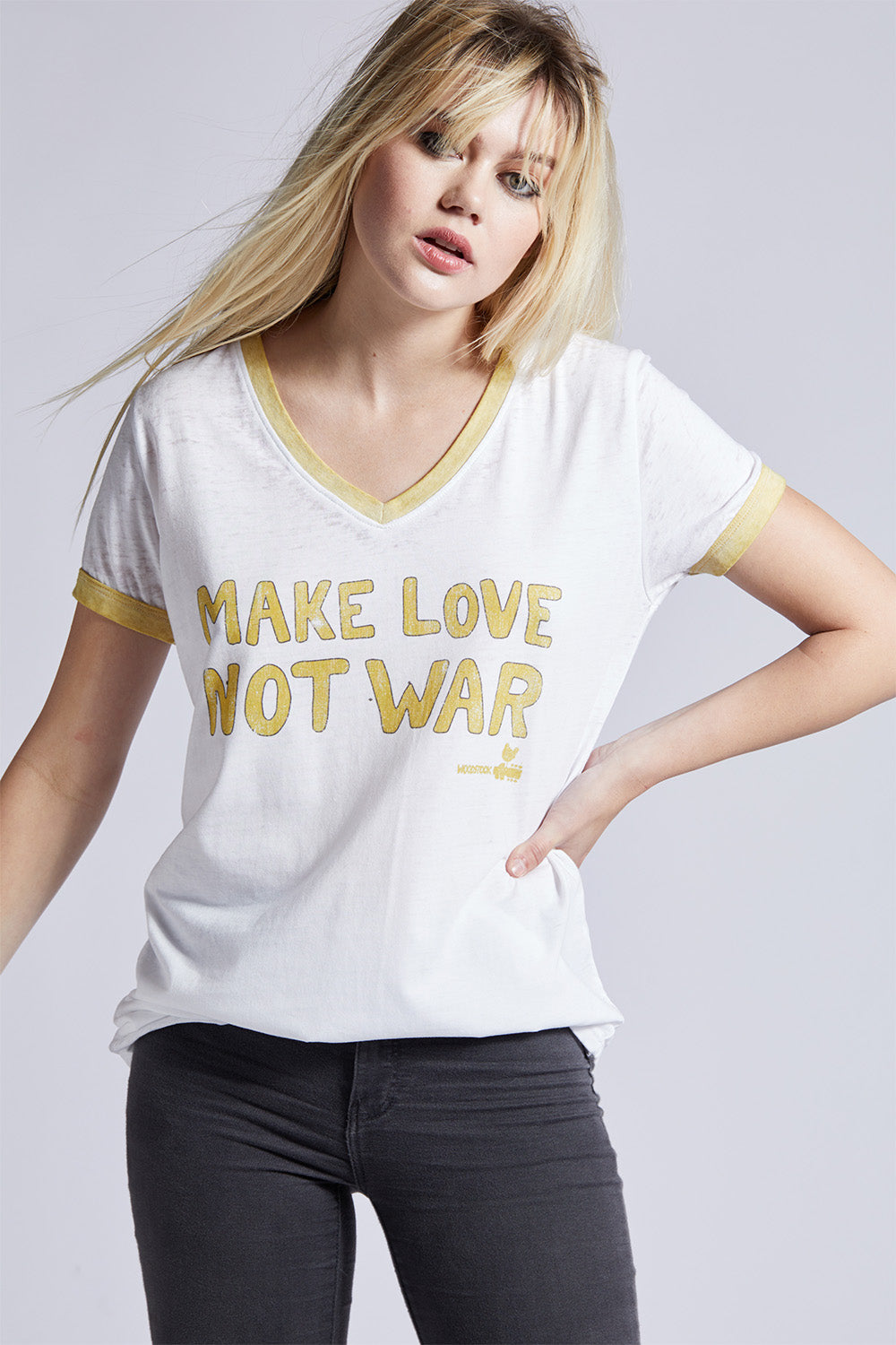 (ARCHIVE) Woodstock Vintage V-Neck Tee