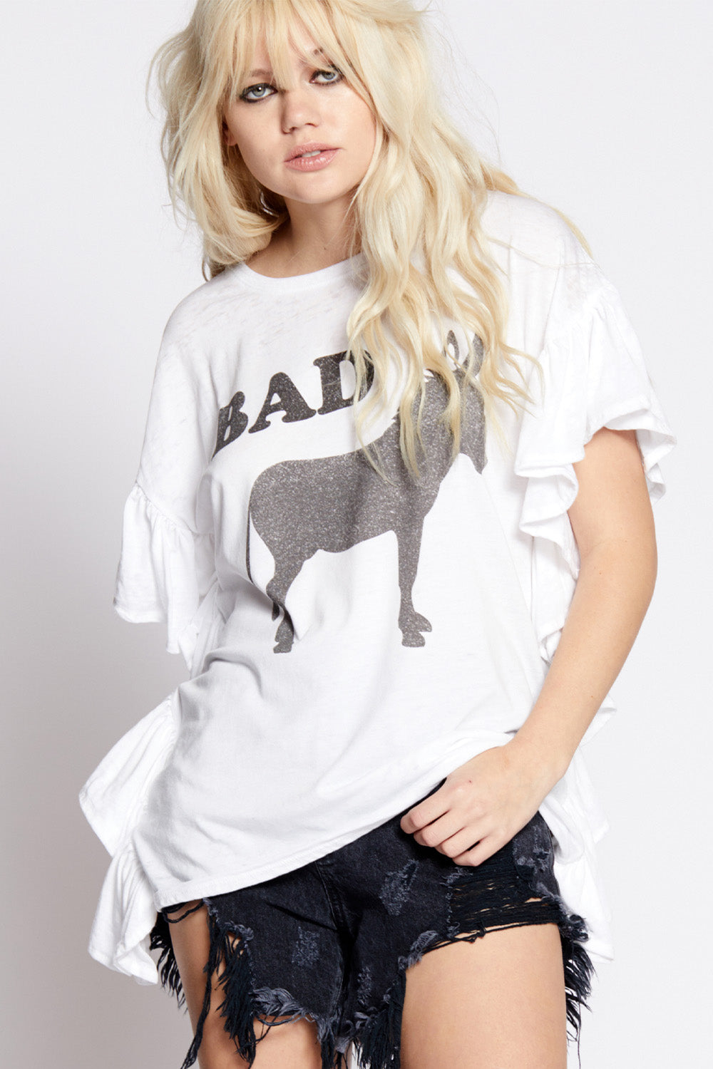 (ARCHIVE) Bad A$$ Ruffle Tee
