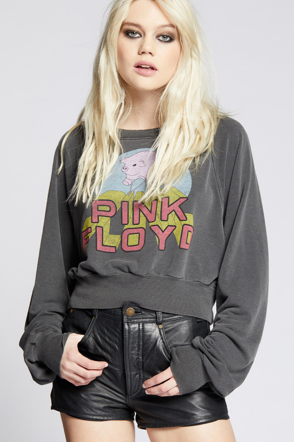 Pink Floyd Cropped Sweatshirt