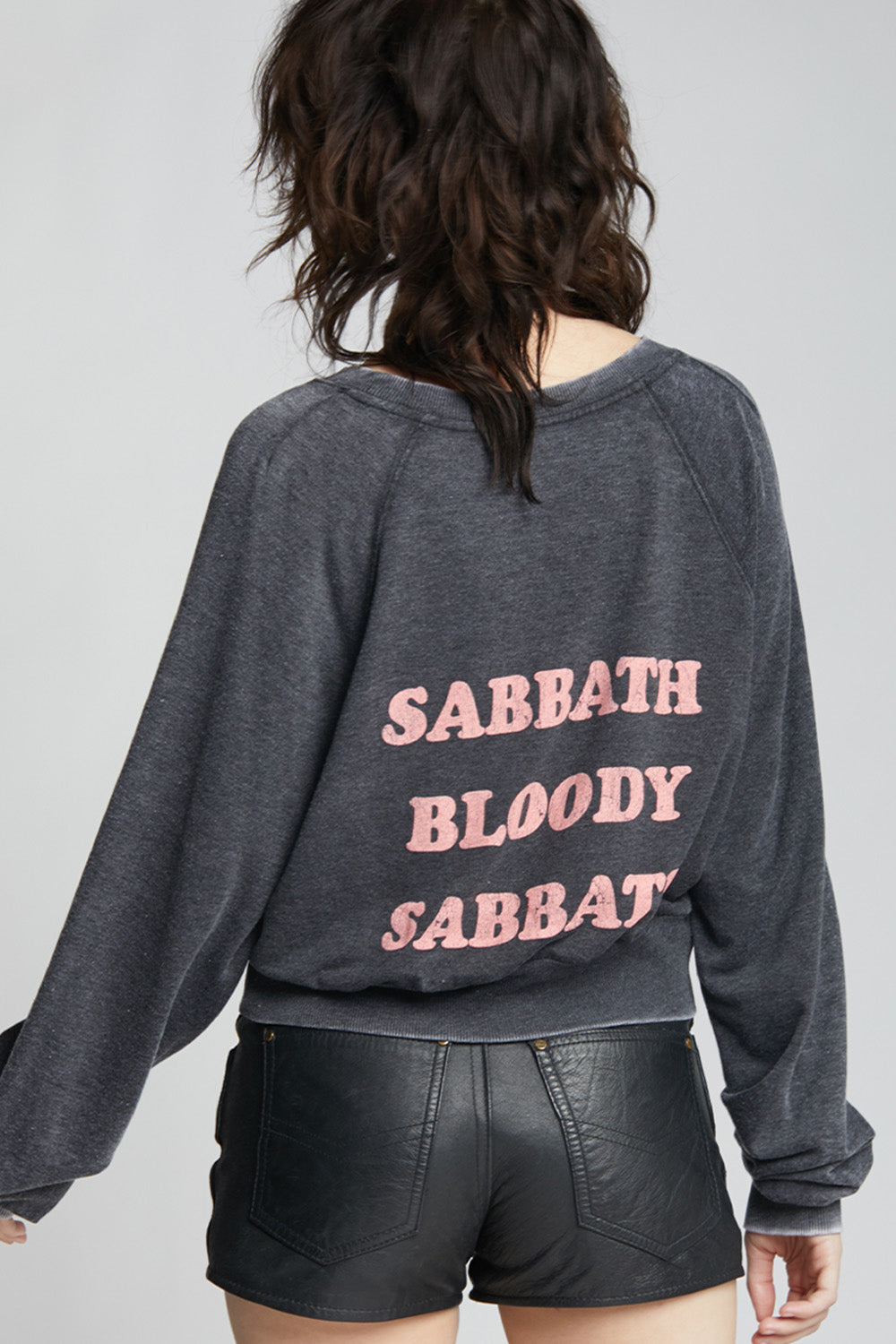 Black Sabbath Cropped Sweatshirt