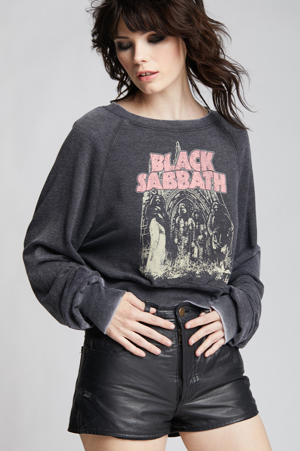 Black Sabbath Cropped Sweatshirt
