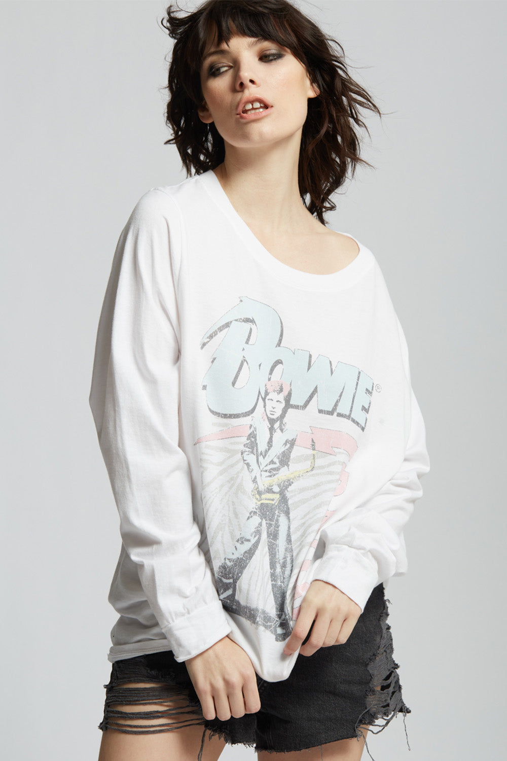 David Bowie Retro Long Sleeve Tee