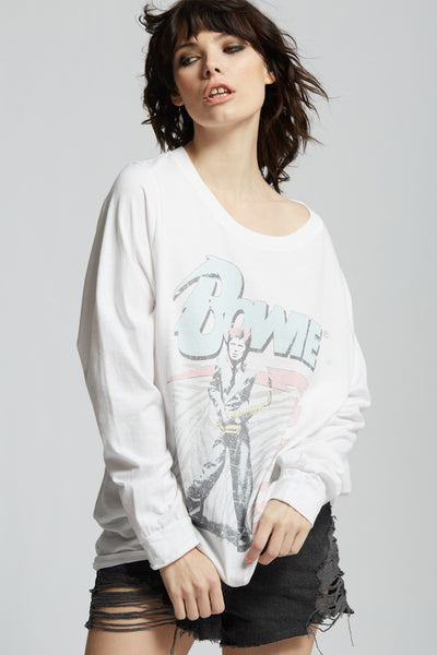 新着アイテム DAVID BOWIE Tee David Bowie Bowie 1974 Short Sleeve Embroidery Tee – chaser