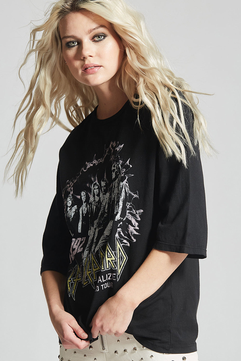 Def Leppard Adrenalize Boyfriend Tee