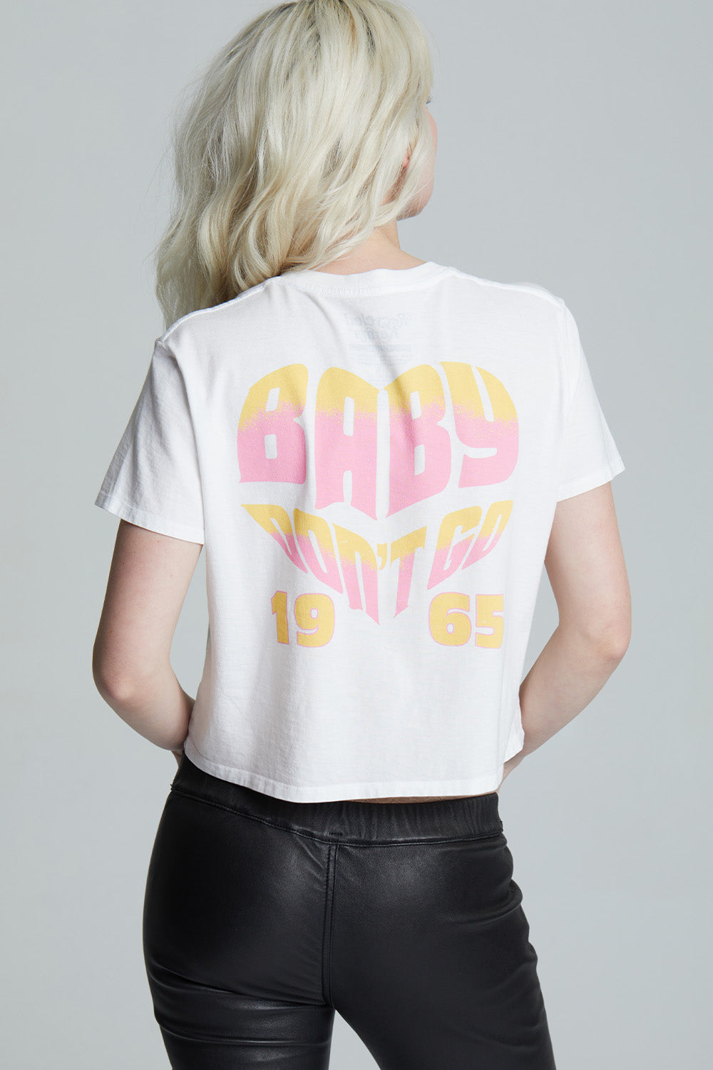 Sonny & Cher Don't Go Crop Tee