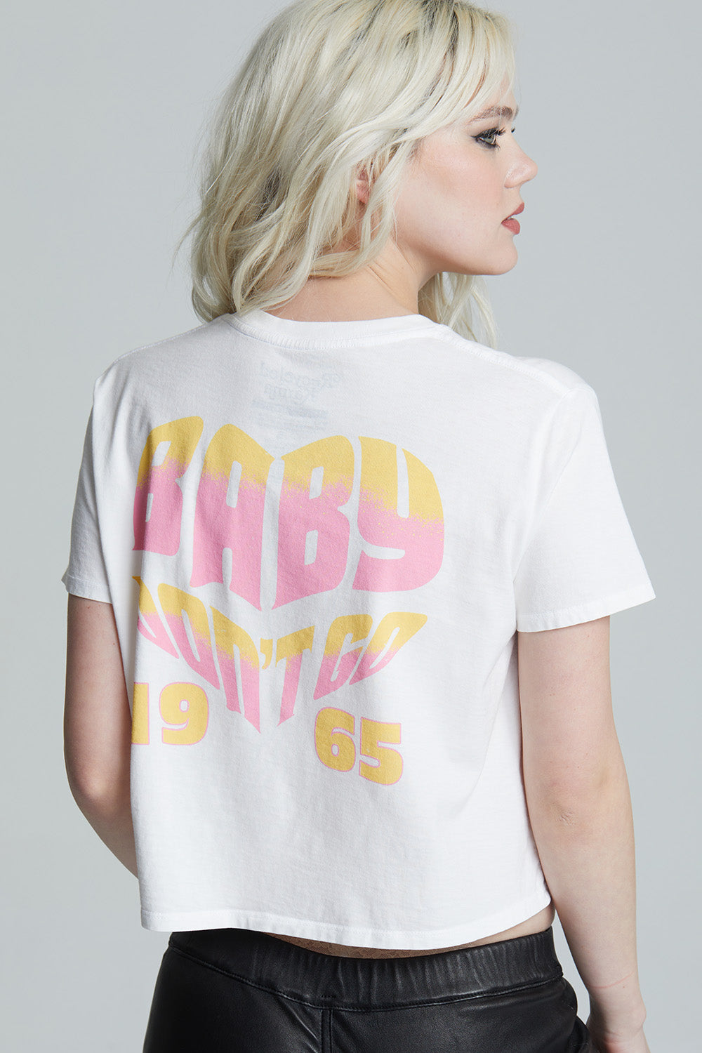 Sonny & Cher Don't Go Crop Tee
