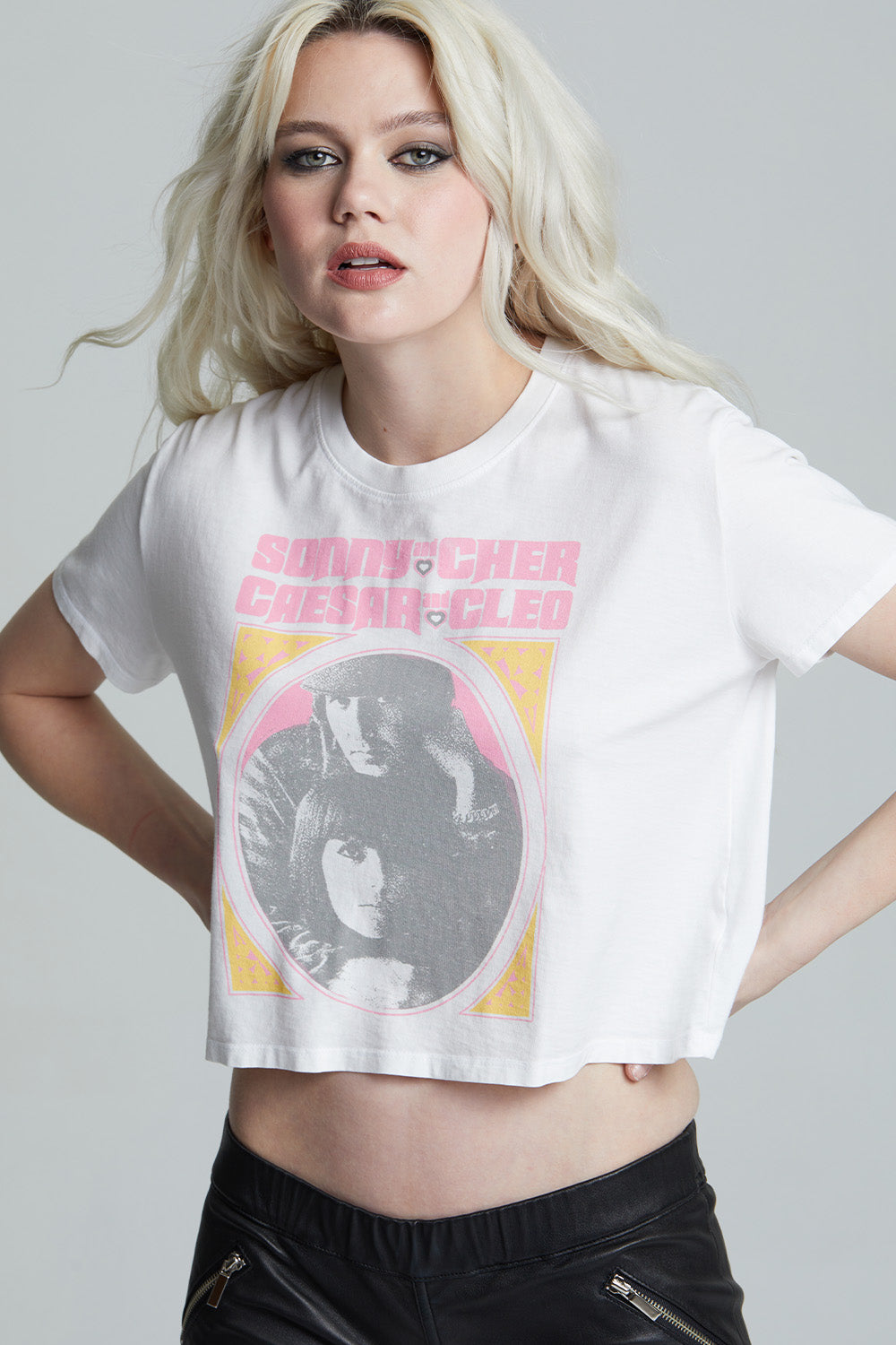 Sonny & Cher Don't Go Crop Tee