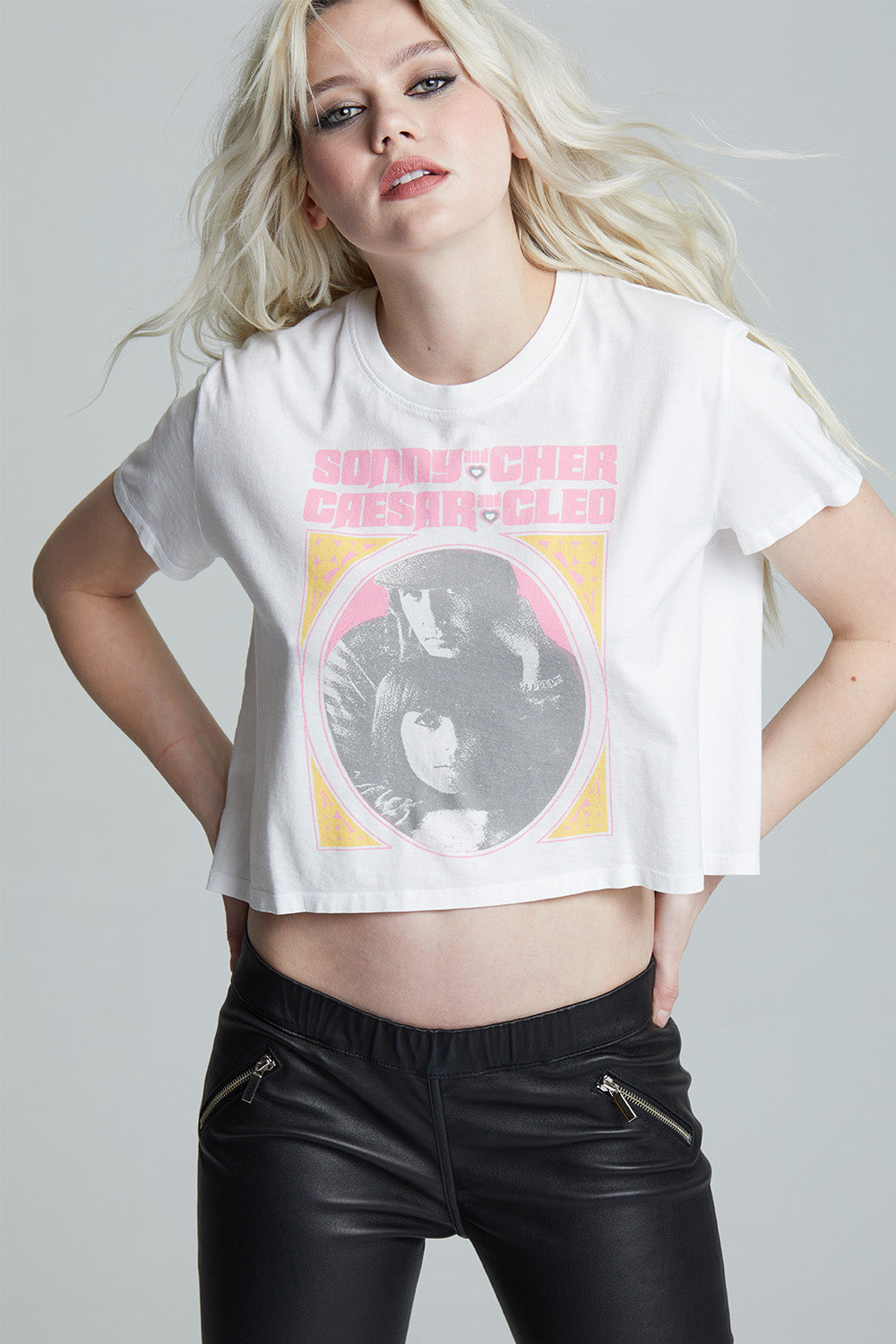 Sonny & Cher Don't Go Crop Tee