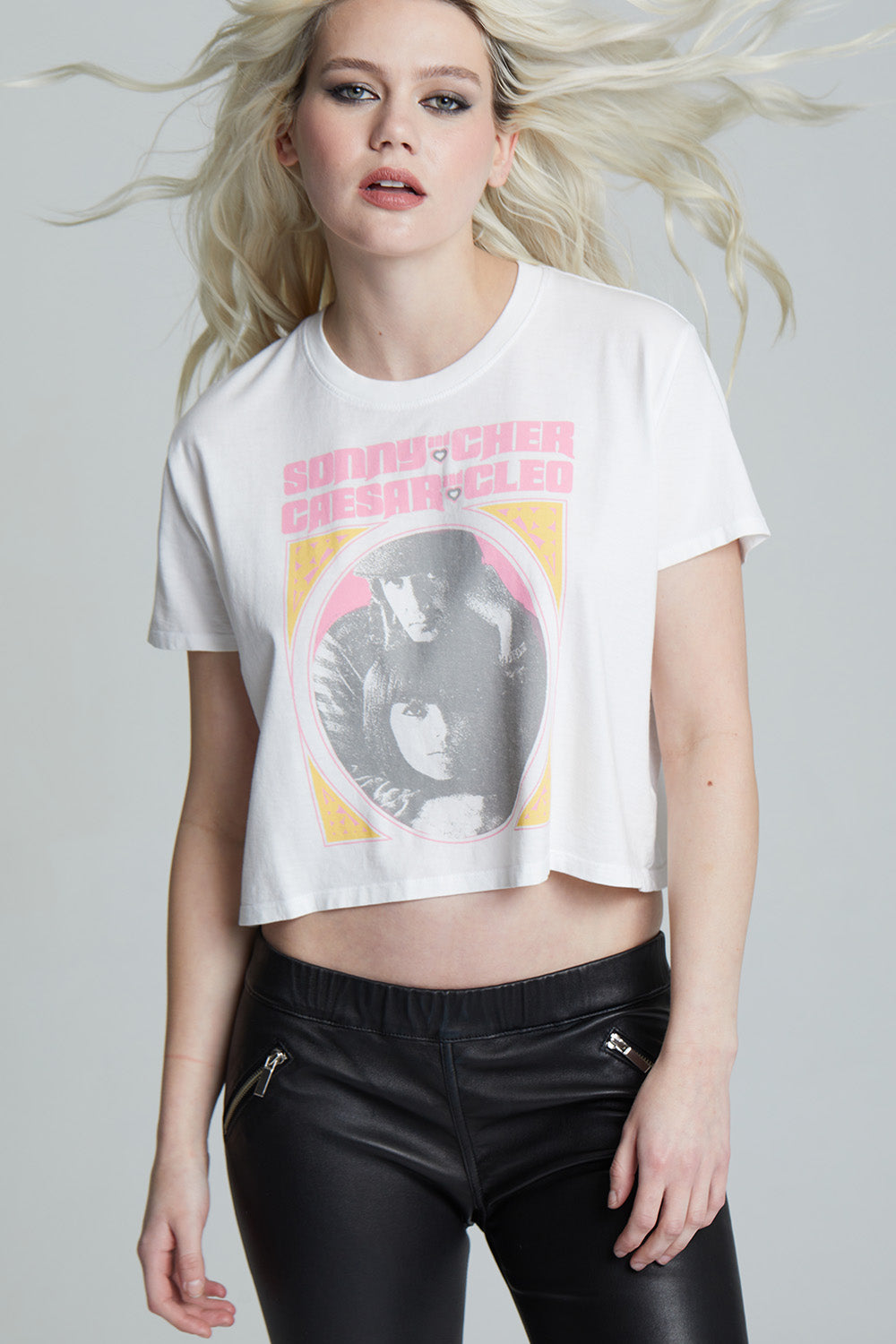 Sonny & Cher Don't Go Crop Tee