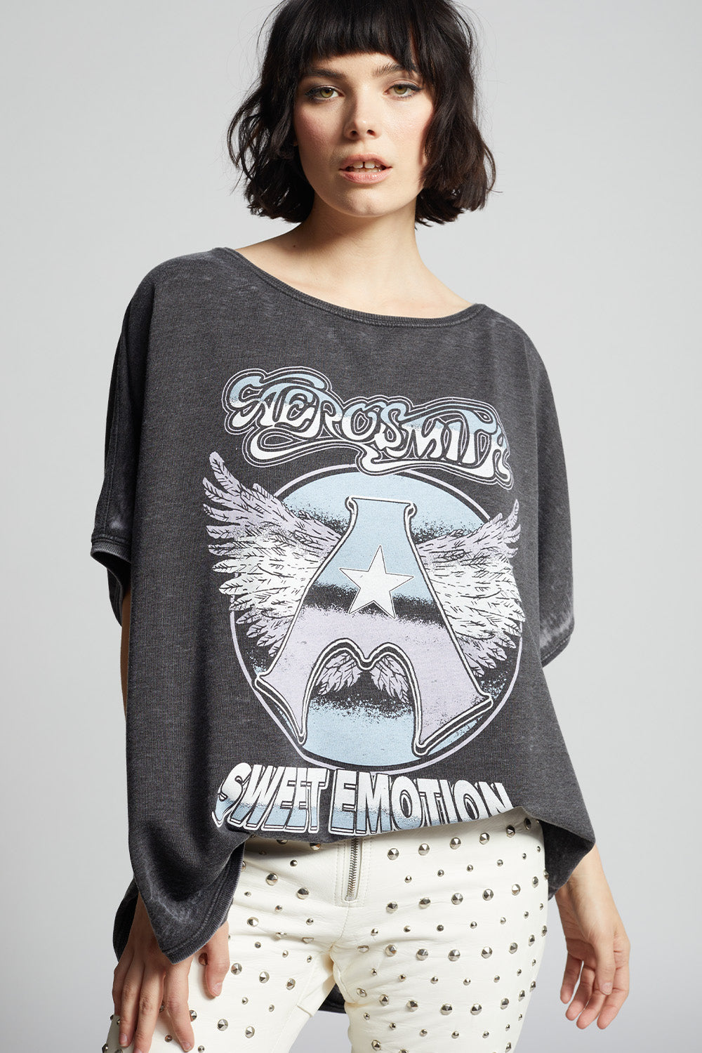 Women's Aerosmith Sweet Emotion One Size Sweatshirt in Black