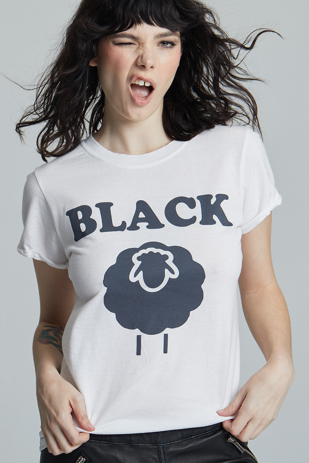 Women's Black Sheep T-shirt in White