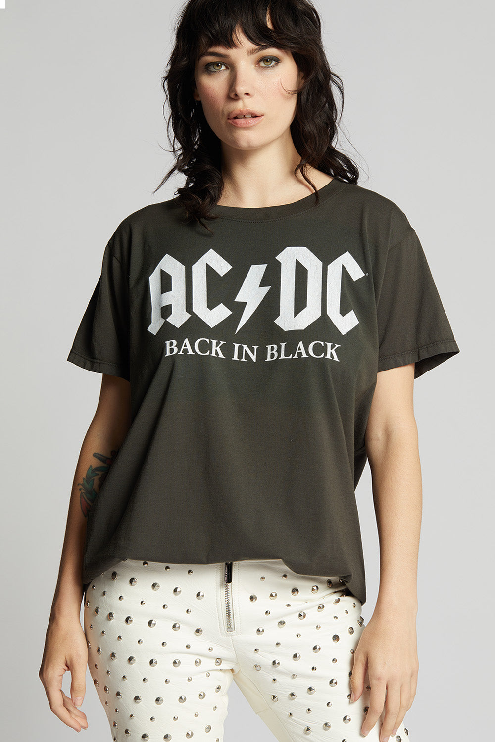 AC/DC Back In Black Vintage Unisex Tee