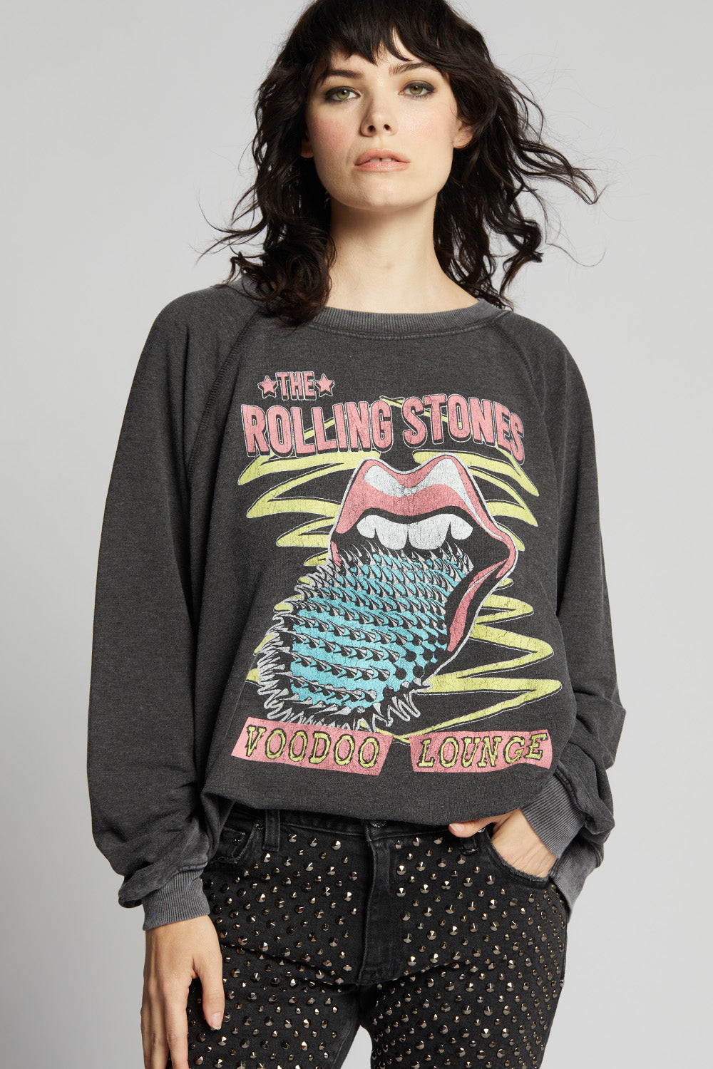 The Rolling Stones Voodoo Lounge Oversized Vintage Sweatshirt