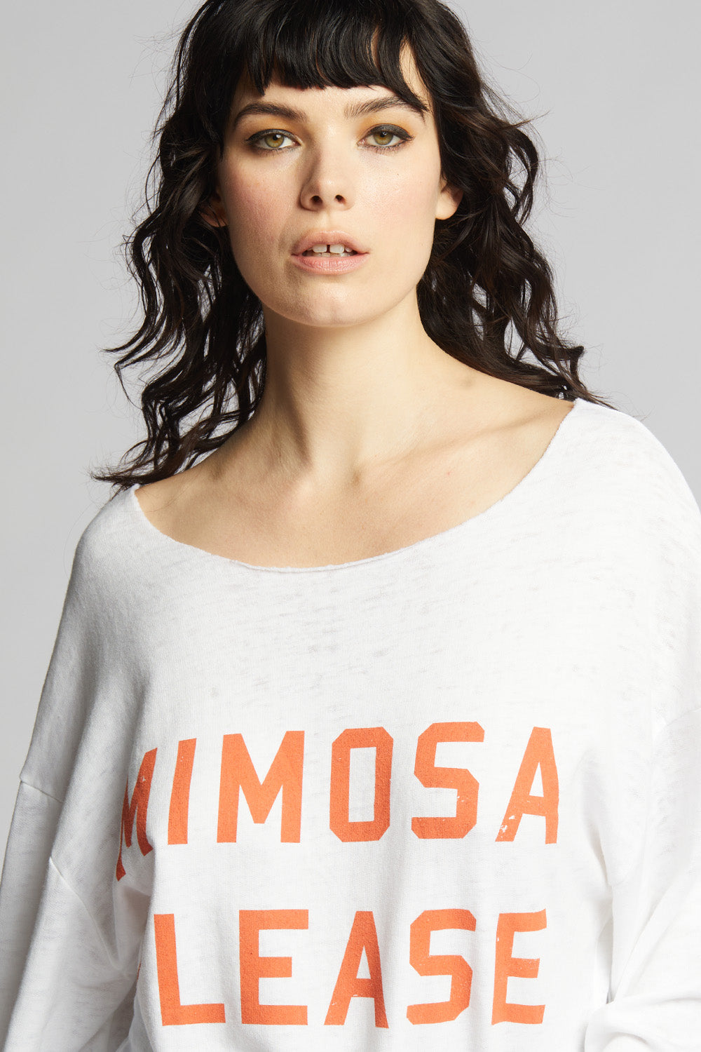 Mimosa Please Fleece Bell Sleeve