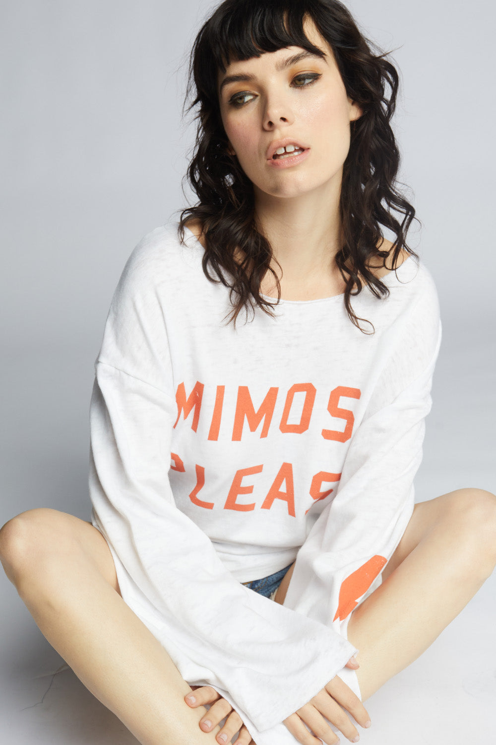 Mimosa Please Fleece Bell Sleeve