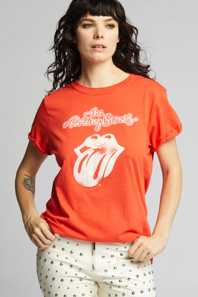 Licensed The Rolling Stones Classic Band Logo Graphic Tee