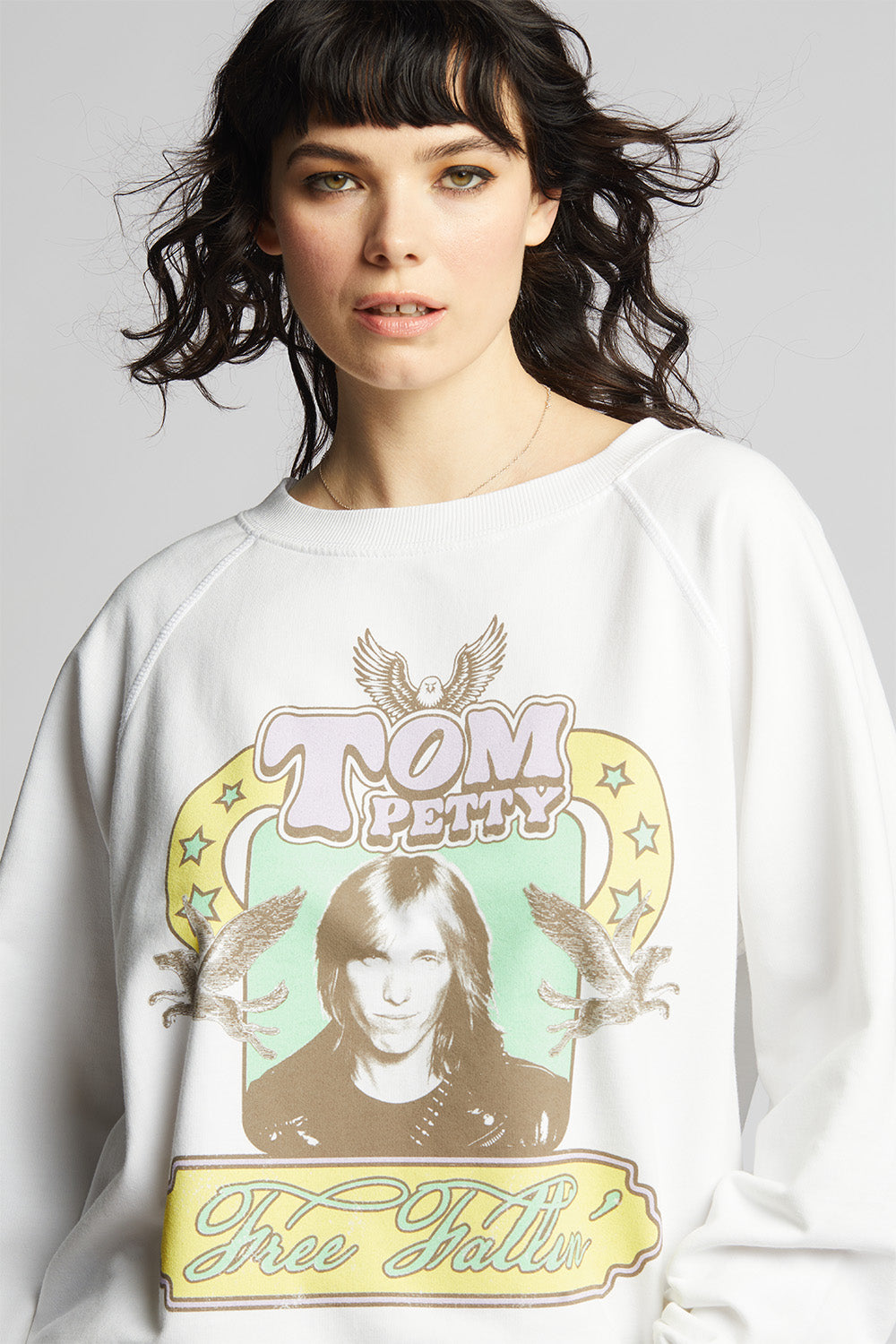 Tom Petty Free Fallin Vintage Oversized Sweatshirt