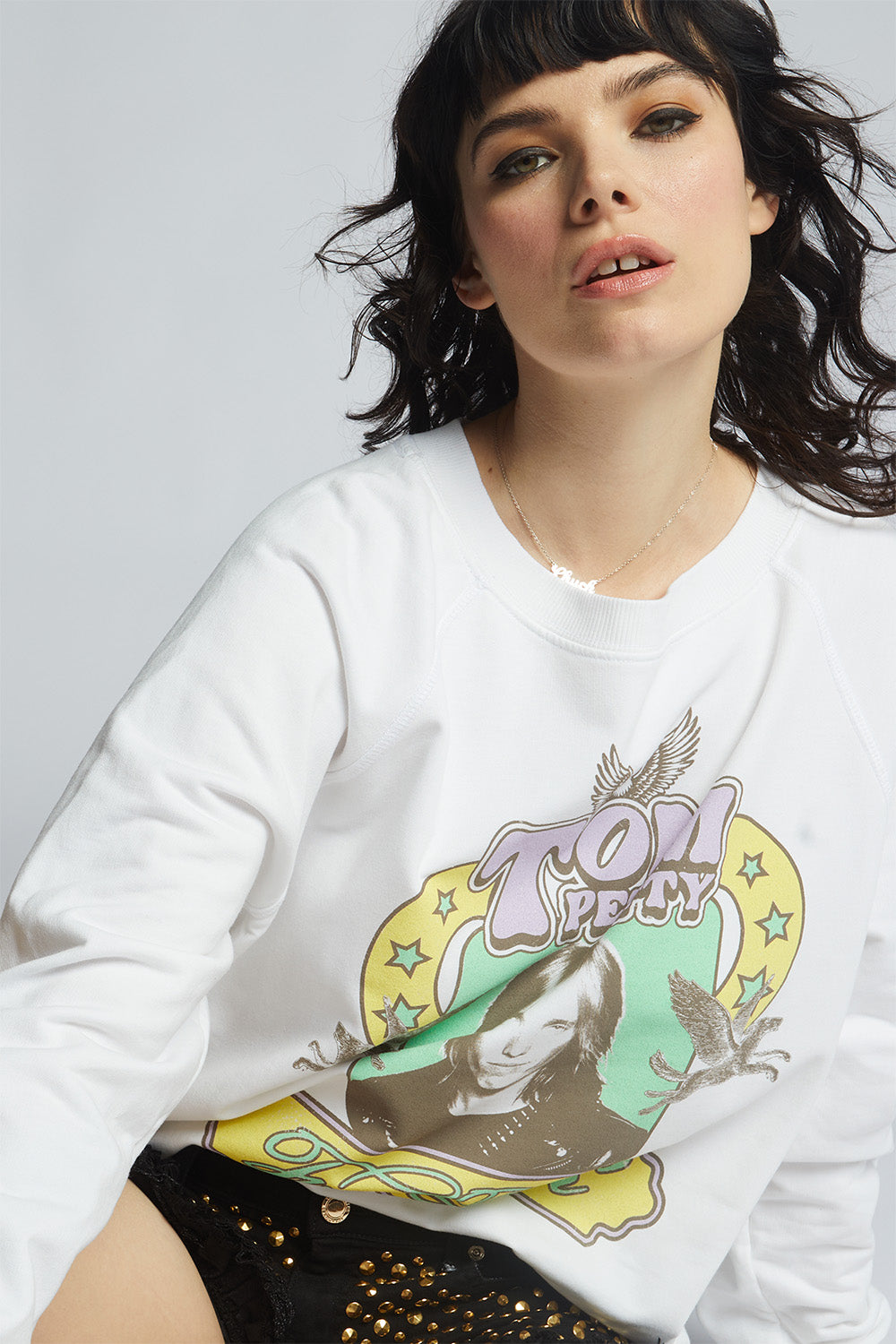 Tom Petty Free Fallin Vintage Oversized Sweatshirt