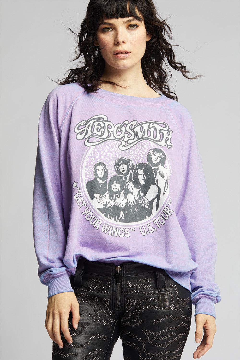 Aerosmith Get Your Wings Tour ‘74 Oversized Sweatshirt