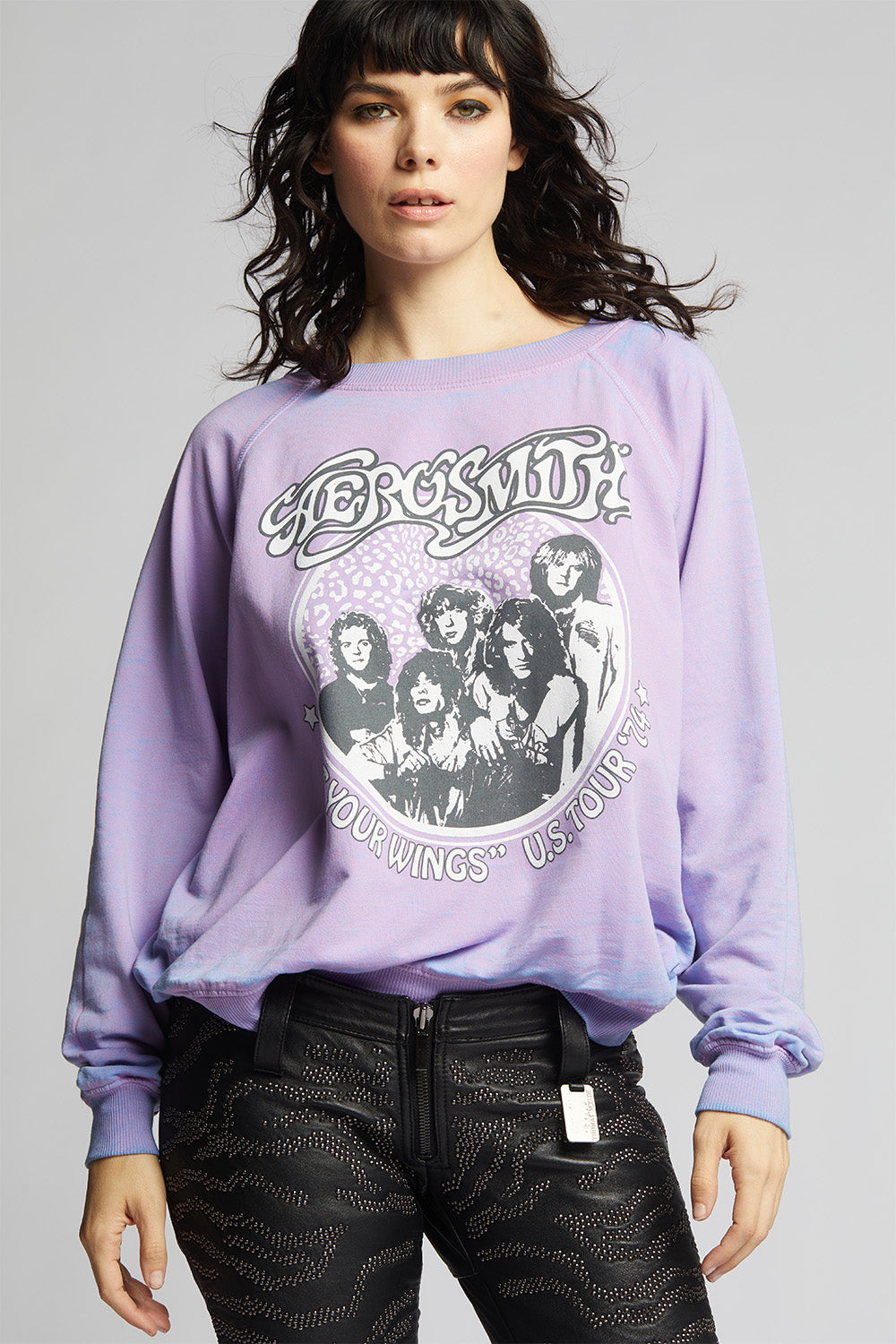 Aerosmith Get Your Wings Tour ‘74 Oversized Sweatshirt