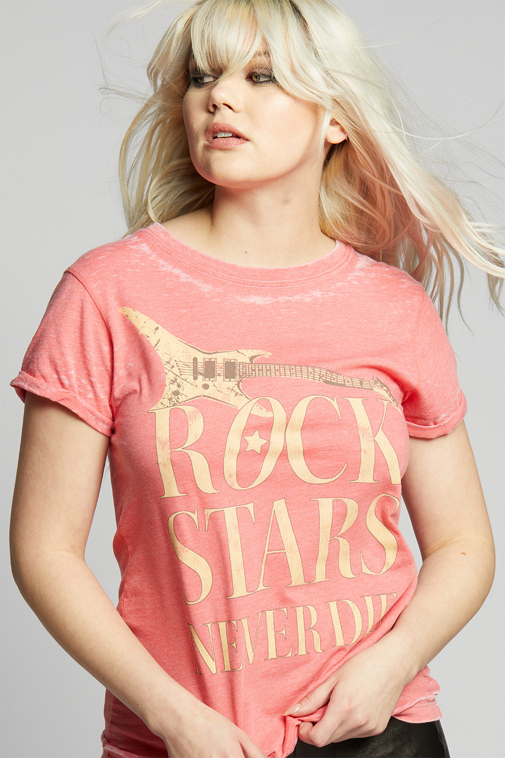 Rock Stars Never Die Slim Fit Graphic Tee