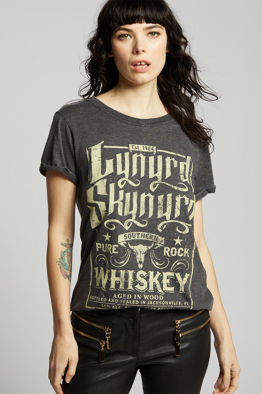 Lynyrd Skynyrd Whiskey Fitted Graphic Tee