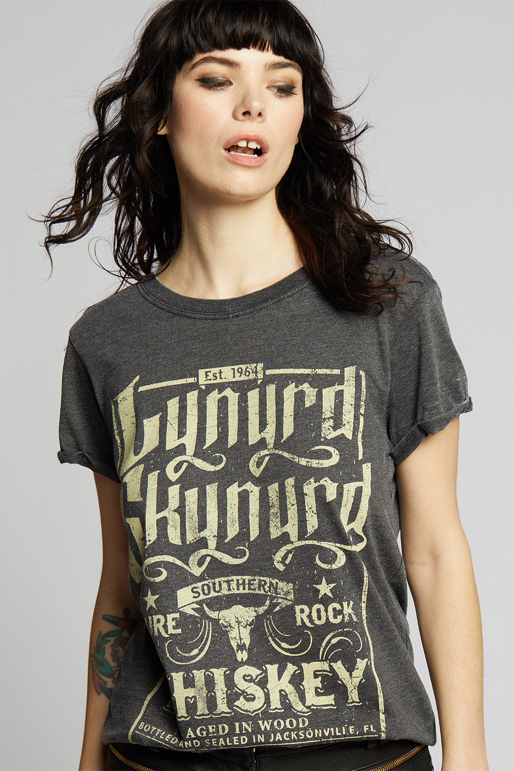 Lynyrd Skynyrd Whiskey Fitted Graphic Tee