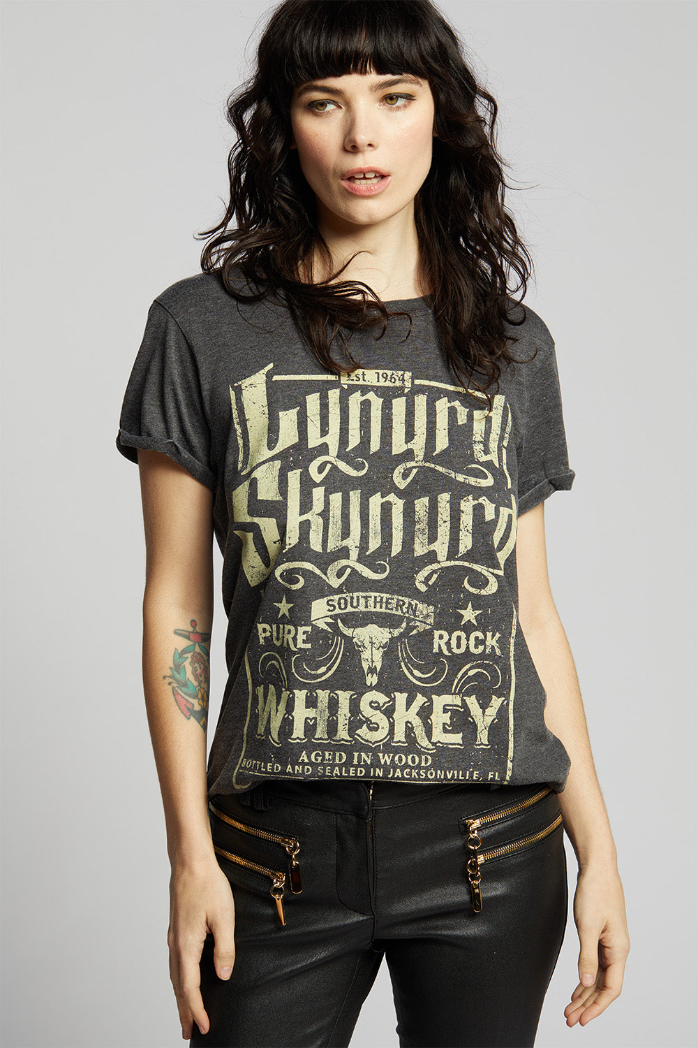 Lynyrd Skynyrd Whiskey Fitted Graphic Tee