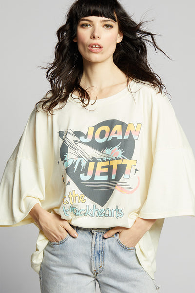 【90s】JOAN JETT Tシャツ US/Mサイズ M&O Knits 90s】JOAN JETT Tシャツ US/Mサイズ M&O Knits 90s】JOAN JETT T