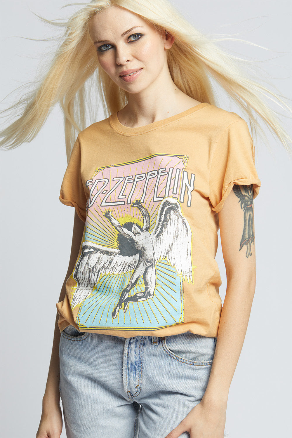 Led Zeppelin Icarus Logo Vintage Inspired Graphic Tee
