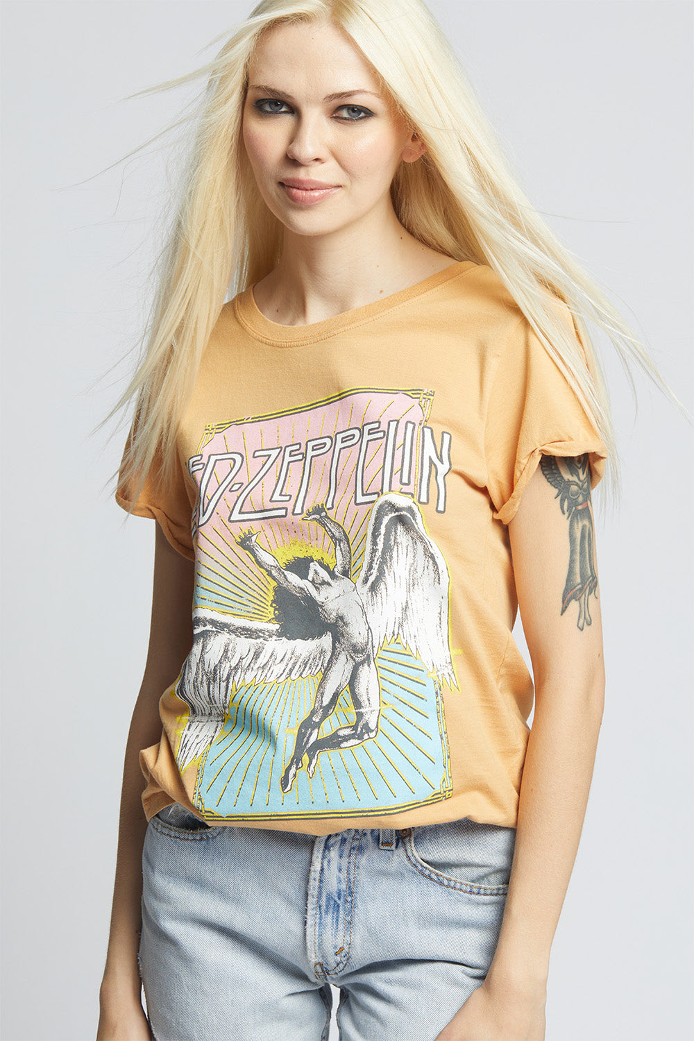 Led Zeppelin Icarus Logo Vintage Inspired Graphic Tee