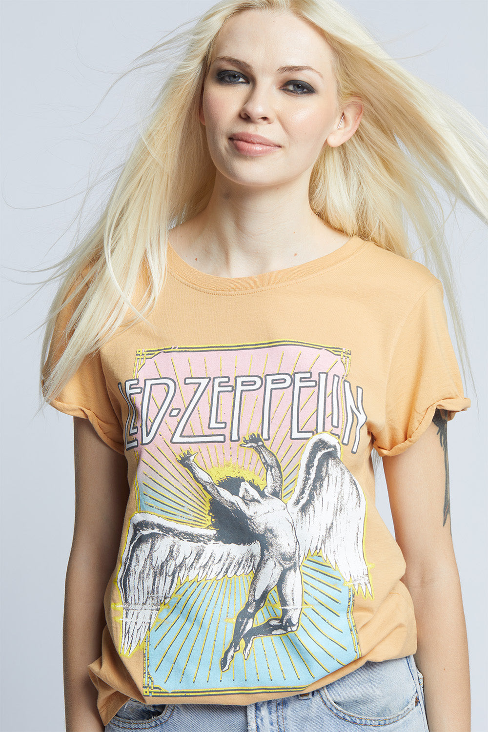 Led Zeppelin Icarus Logo Vintage Inspired Graphic Tee