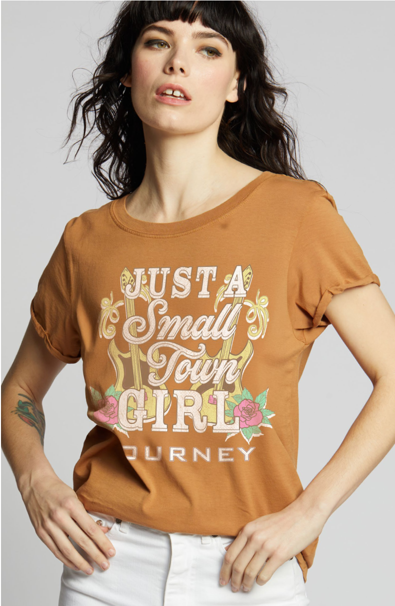 Journey Just A Small Town Girl Tee
