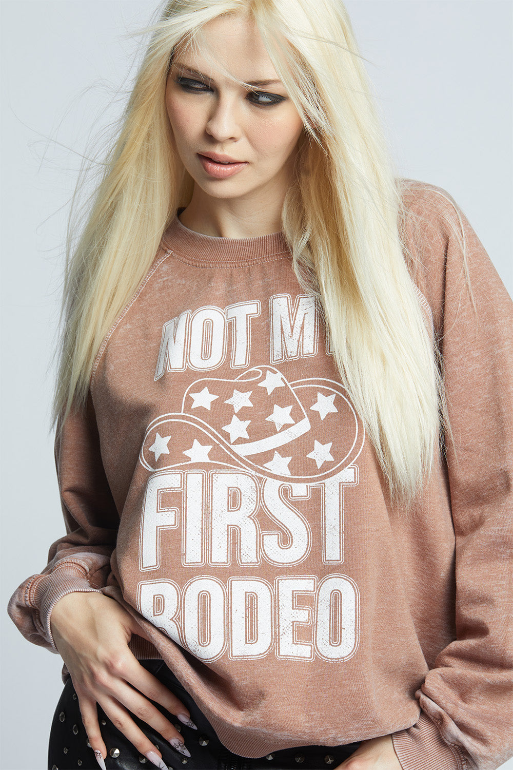 Not My First Rodeo Oversized Crewneck Sweatshirt
