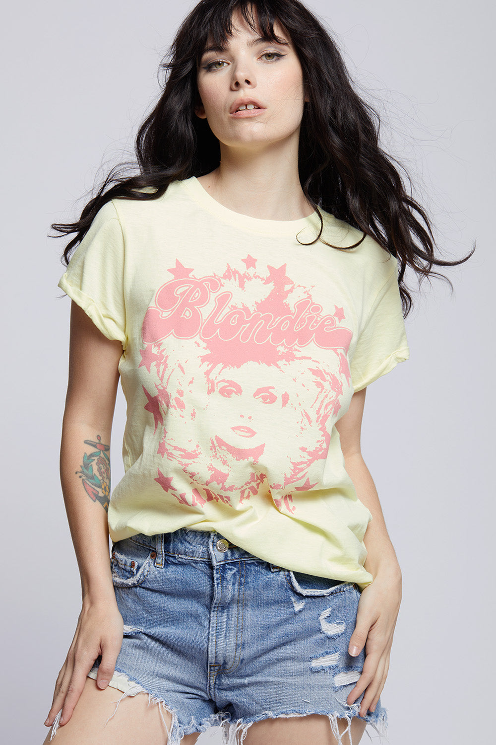 Blondie NYC Pink Stars Tee