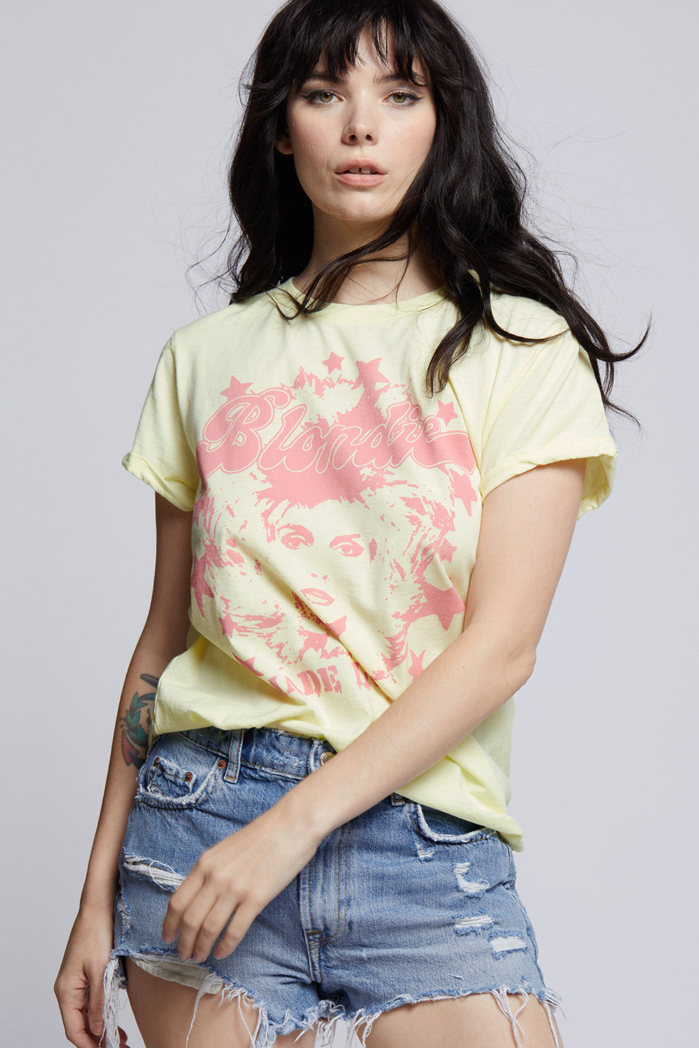 Blondie NYC Pink Stars Tee