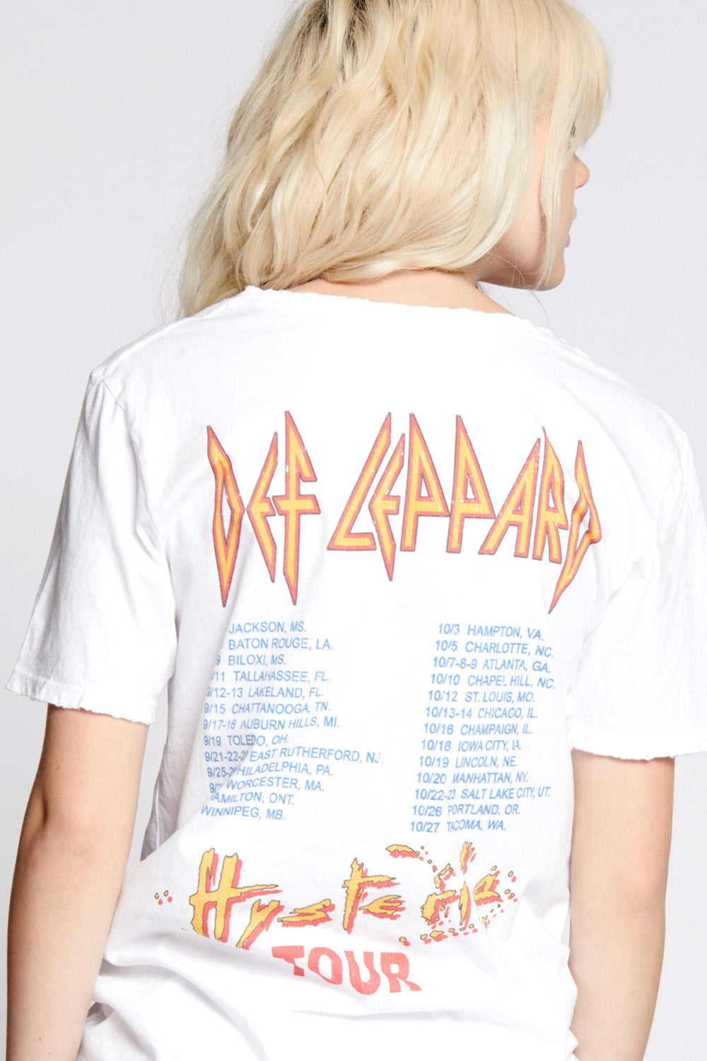(ARCHIVE) Def Leppard Hysteria World Tour Tee