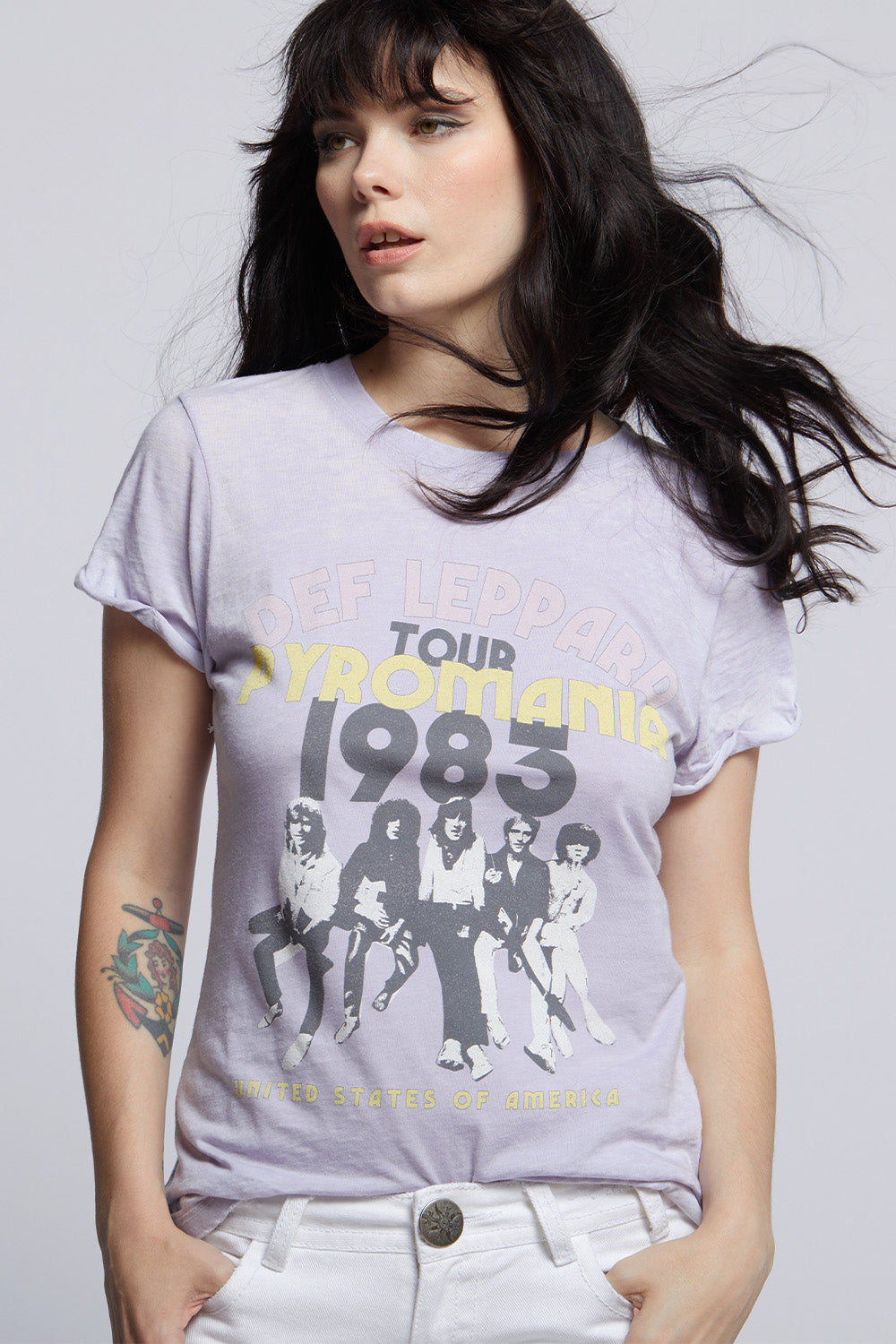 Def Leppard Pyromania 1983 Tour Tee