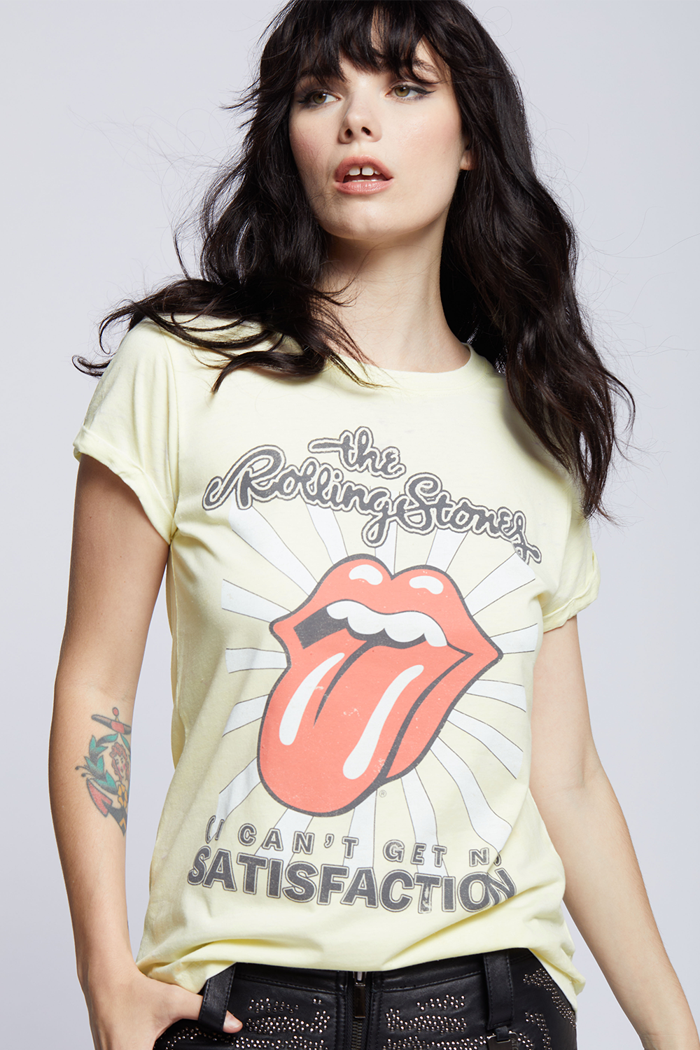 The Rolling Stones Satisfaction Slim Fit Graphic Tee