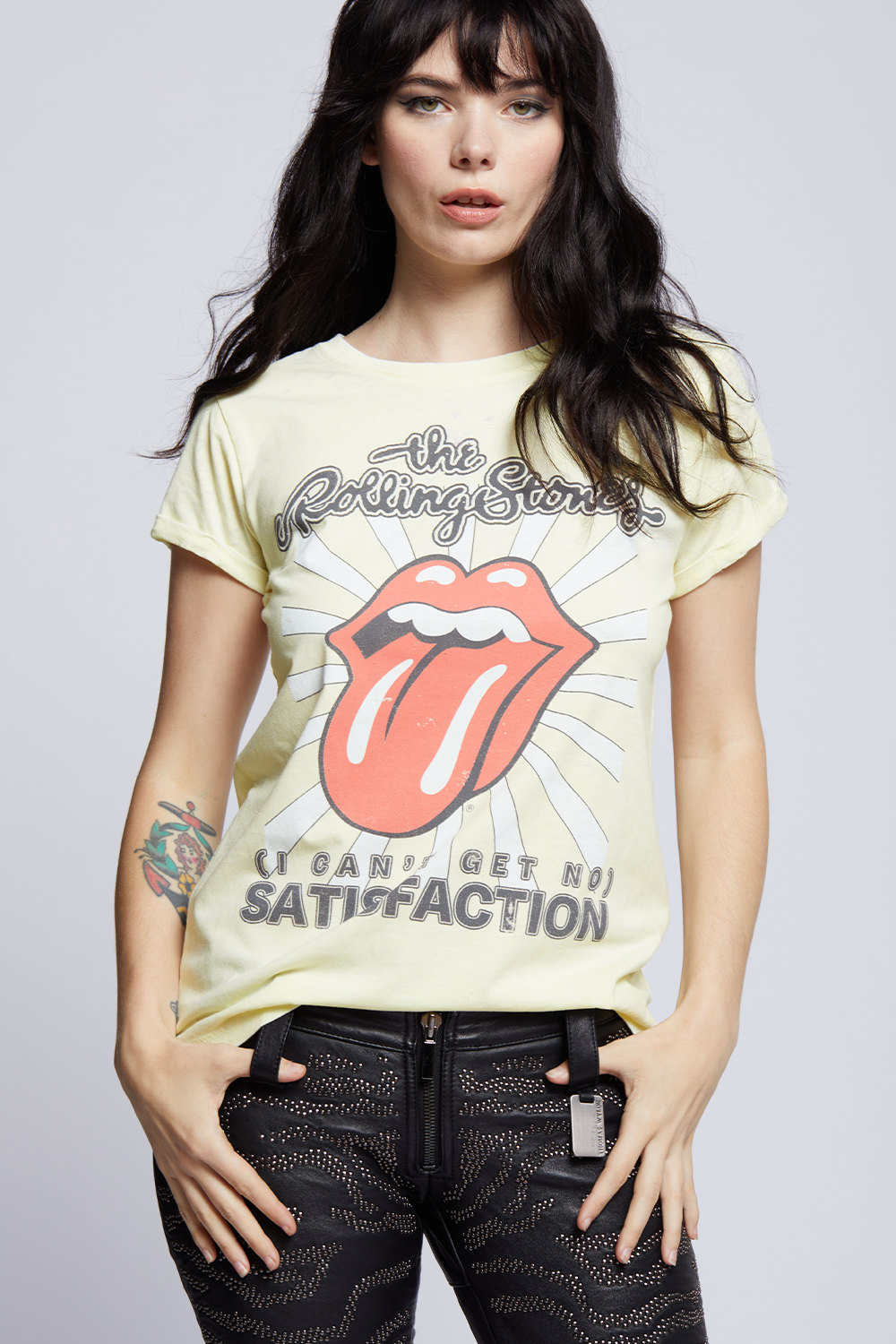 The Rolling Stones Satisfaction Slim Fit Graphic Tee
