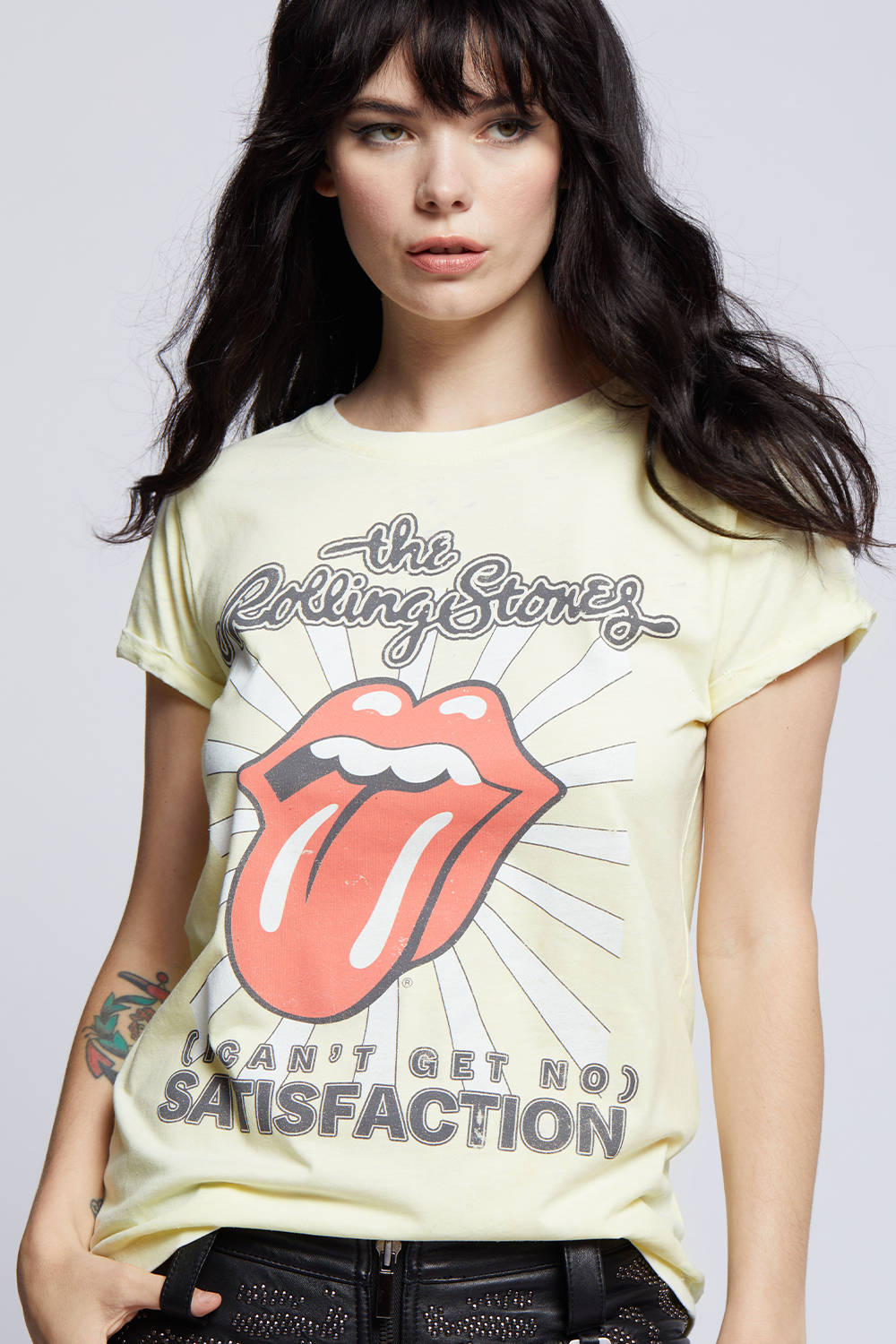 The Rolling Stones Satisfaction Slim Fit Graphic Tee