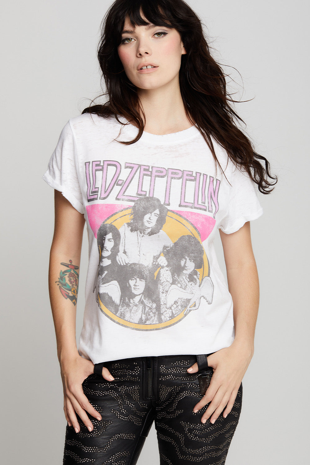 Led Zeppelin Band Members Vintage Graphic Tee